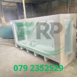 Bể composite có kính new