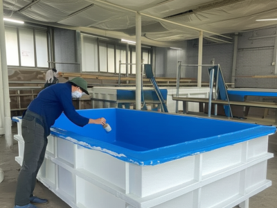 Lắp đặt bồn composite