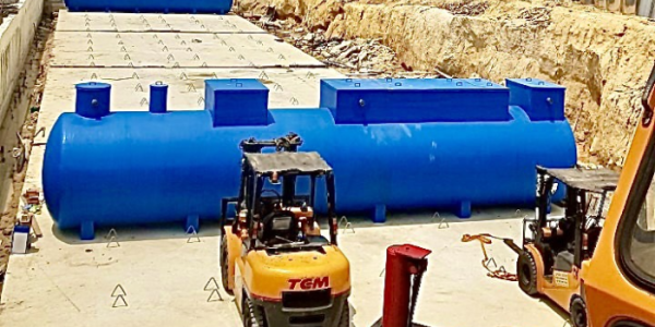 Giá bồn chứa hóa chất composite